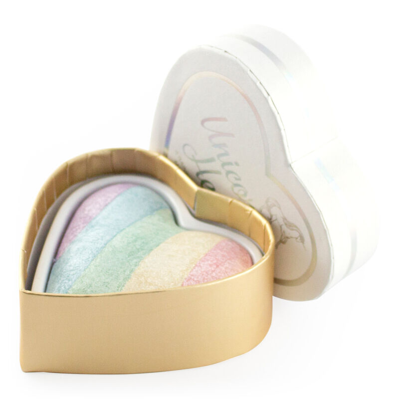Revolution хайлайтер для лица I Heart Makeup Unicorns Heart запеченый 10g