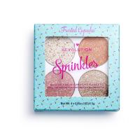 Revolution хайлайтер для лица 4-цв. I Heart Revolution Sprinkles 4x1.5g №Frosted Cupcake