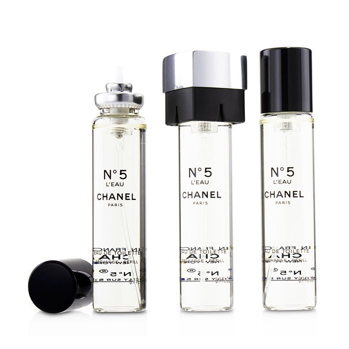 Chanel № 5 L`eau (т. в.) edt 3x20ml Refills ж