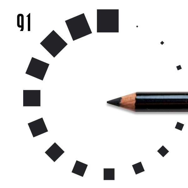 Ресничка карандаш для глаз True Kajal waterproof 1.14g №91