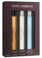 The One for Men+Light Blue+Light Blue eau intense pour Homme (набор) set edt+edt+edp 3x10ml ручка м