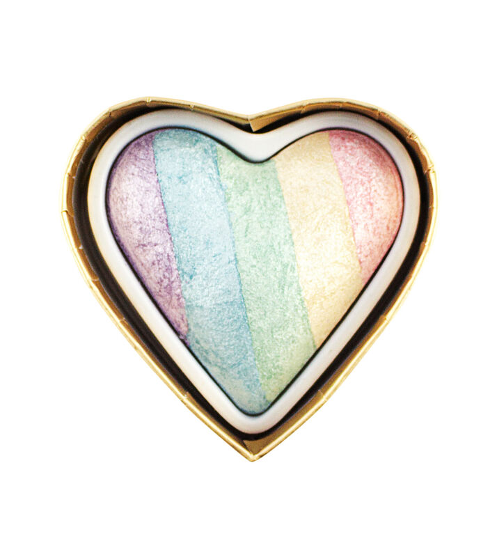 Revolution хайлайтер для лица I Heart Makeup Unicorns Heart запеченый 10g