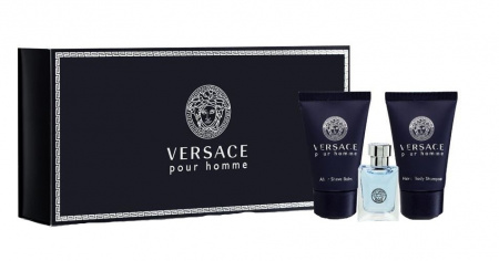 Versace pour Homme (набор) set (edt 5ml+a/sh balm 25ml+sh/gel 25ml) м