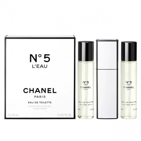 Chanel № 5 L`eau (т. в.) edt 3x20ml ж