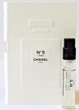 Chanel № 5 L`eau (т. в.) edt 2ml пробирка ж