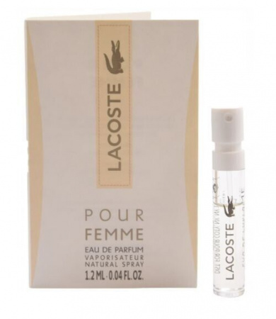 Lacoste pour Femme (п. в.) edp 1.2ml пробирка ж