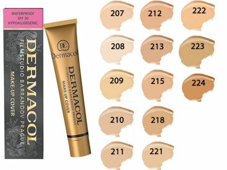 Dermacol Крем тональный для лица Make-up Cover waterproof SPF 30 30g №215