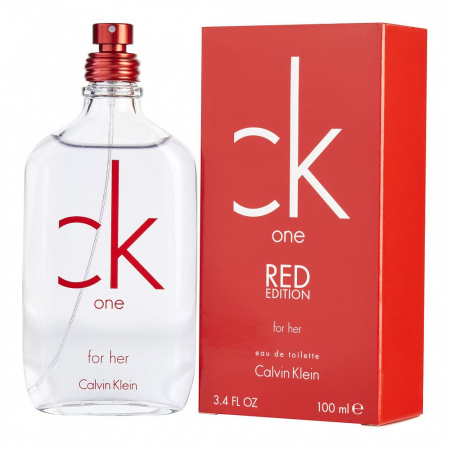 CK one Red Edition for Her (т. в.) edt 100ml ж