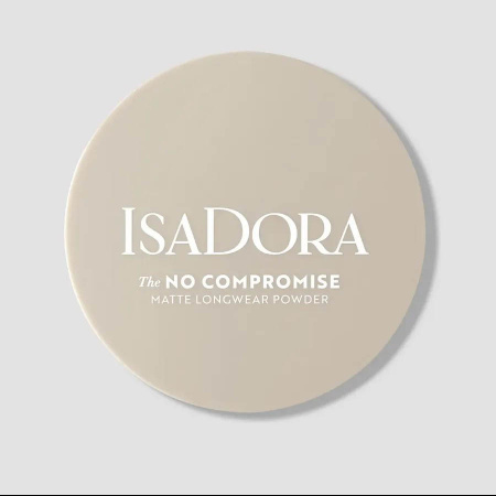 IsaDora Пудра для лица компактная The No Compromise Matte матовая 8g №65