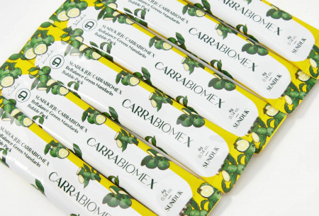 Sunduk Jeju маска для лица Carrabiomex ReBalance Green mandarin Bubble Pack очищающая 4g 1шт из 12шт