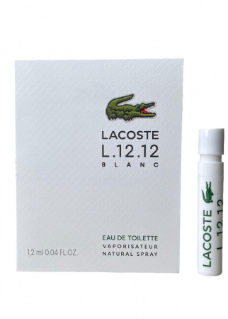 Eau De Lacoste L.12.12 Blanc (т. в.) edt 1.2ml пробирка м