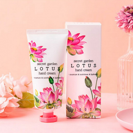 Jigott Крем для рук secret garden Lotus 100ml